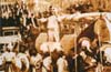 Καρναβαλικό συγκρότημα στην Αγιάσο Λέσβου.